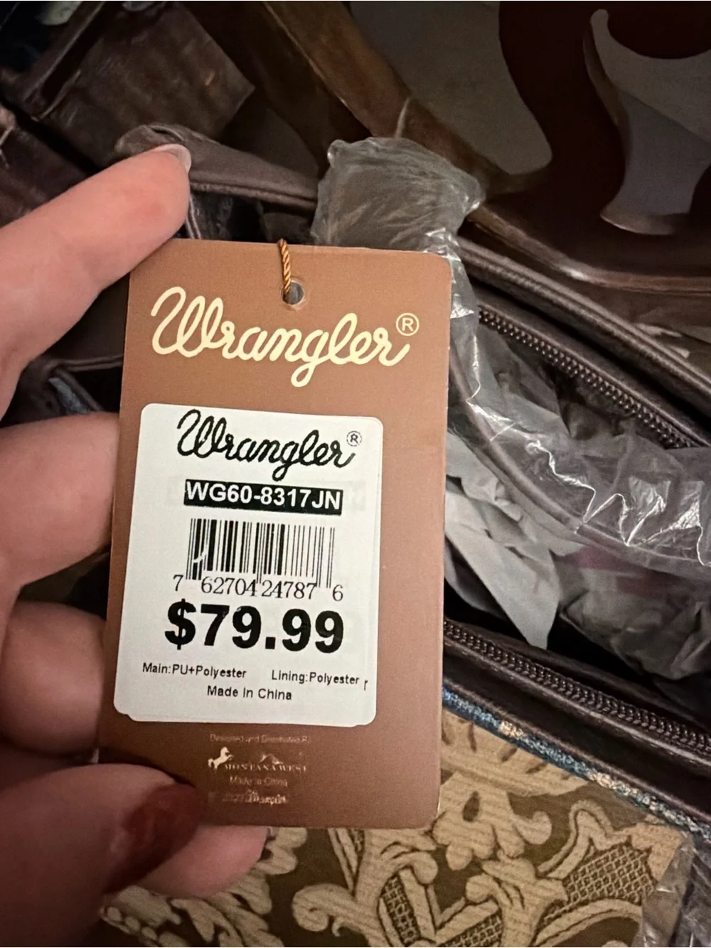 Wrangler blue canvas